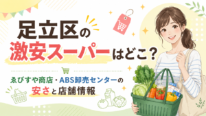 足立区の激安スーパーはどこ？ゑびすや商店・ABS卸売センターの安さと店舗情報を解説