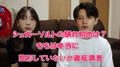 シュガーソルトの馴れ初めは？ももは本当に整形していないか徹底調査