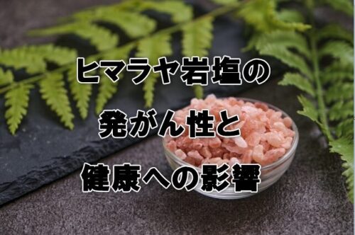 ヒマラヤ岩塩の発がん性と健康への影響