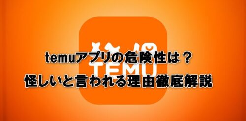 temuアプリの危険性は？怪しいと言われる理由徹底解説