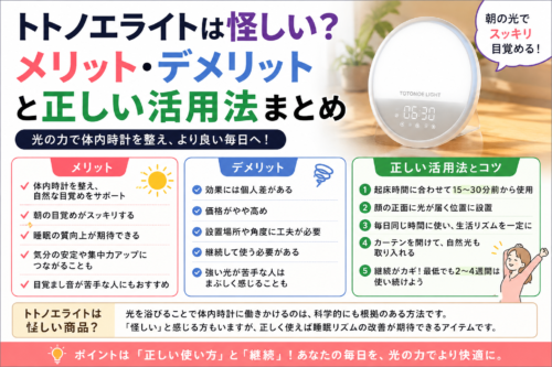 トトノエライトは怪しい？メリット・デメリットと正しい活用法まとめ