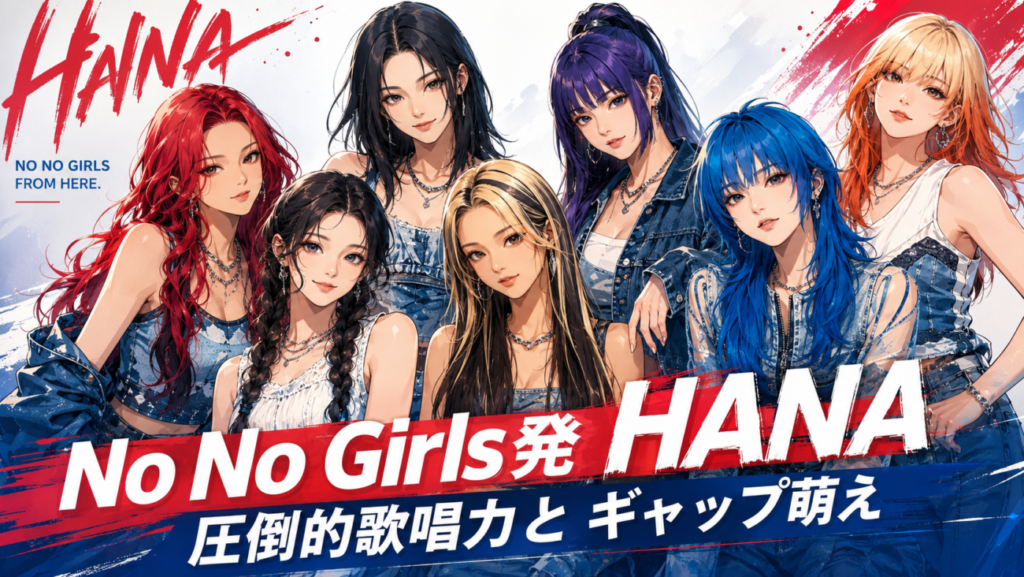 【No No Girls】HANAの圧倒的歌唱力とギャップ萌え！グループの魅力も