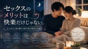 愛を深め、体を整える。大人のための「セックスの教科書」【年代別の効果と注意点】