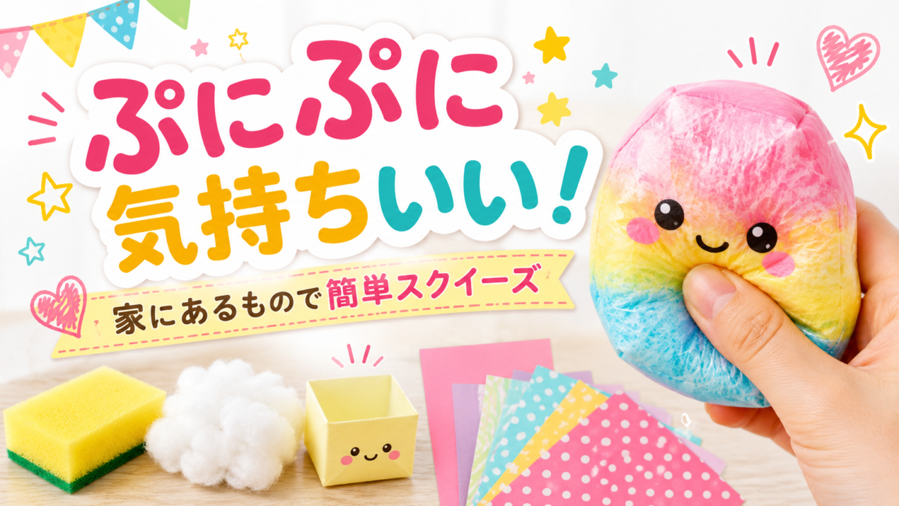 ぷにぷに気持ちいい!家にあるもので簡単に作れるスクイーズの材料別レシピ