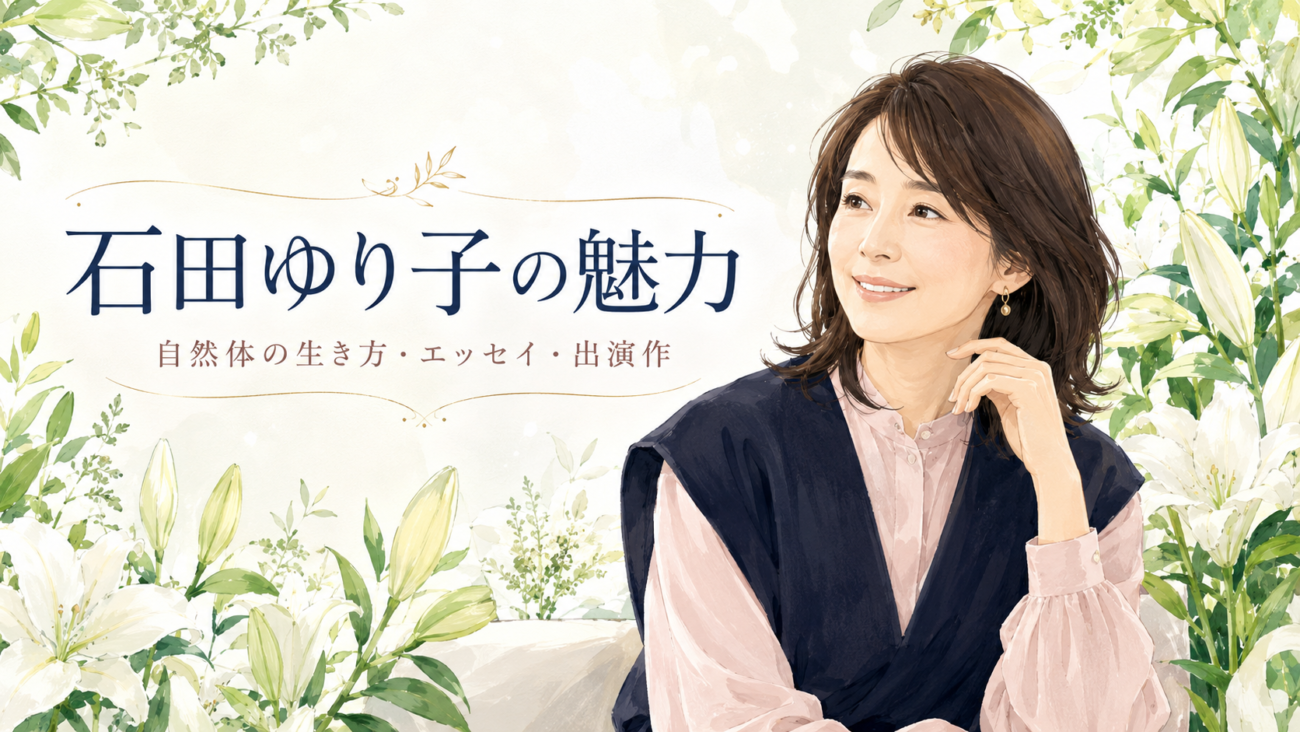 石田ゆり子はなぜこんなに魅力的なのか？『初耳学』で語った自然体の生き方・エッセイ・おすすめ出演作まとめ
